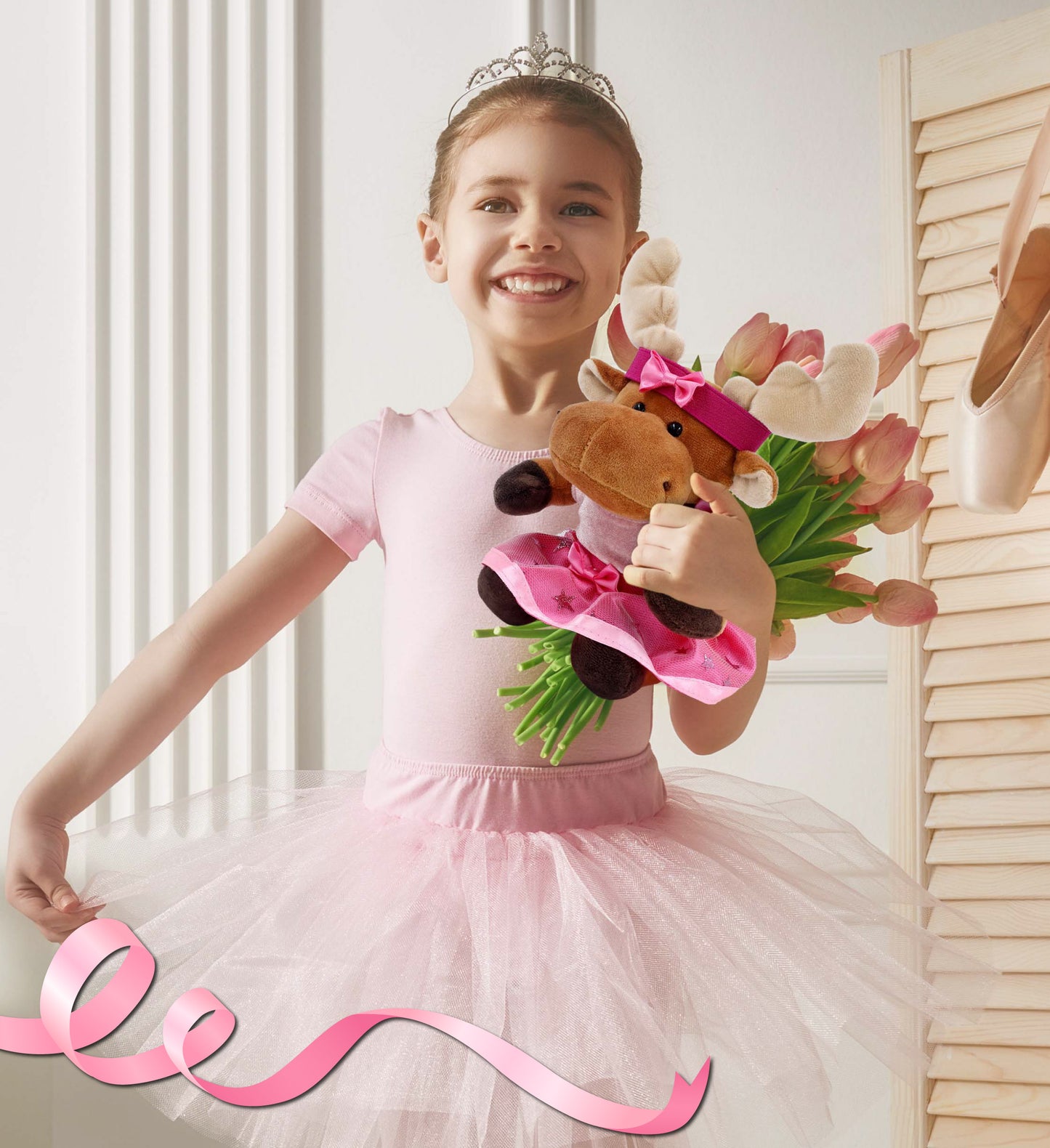 6" PLUSH - MOOSE Ballerina
