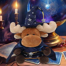 6" PLUSH - MOOSE WITH WIZARD DRESS UP