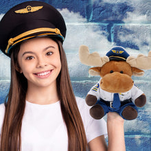 6" PLUSH - MOOSE WITH PILOT DRESS UP