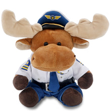 6" PLUSH - MOOSE WITH PILOT DRESS UP
