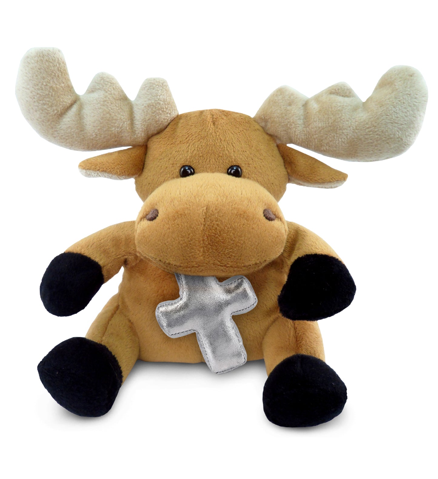 PLUSH CROSS - 6" PLUSH - MOOSE