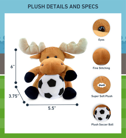 6' PLUSH - MOOSE