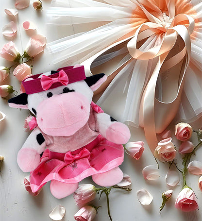 6" PLUSH - COW Ballerina