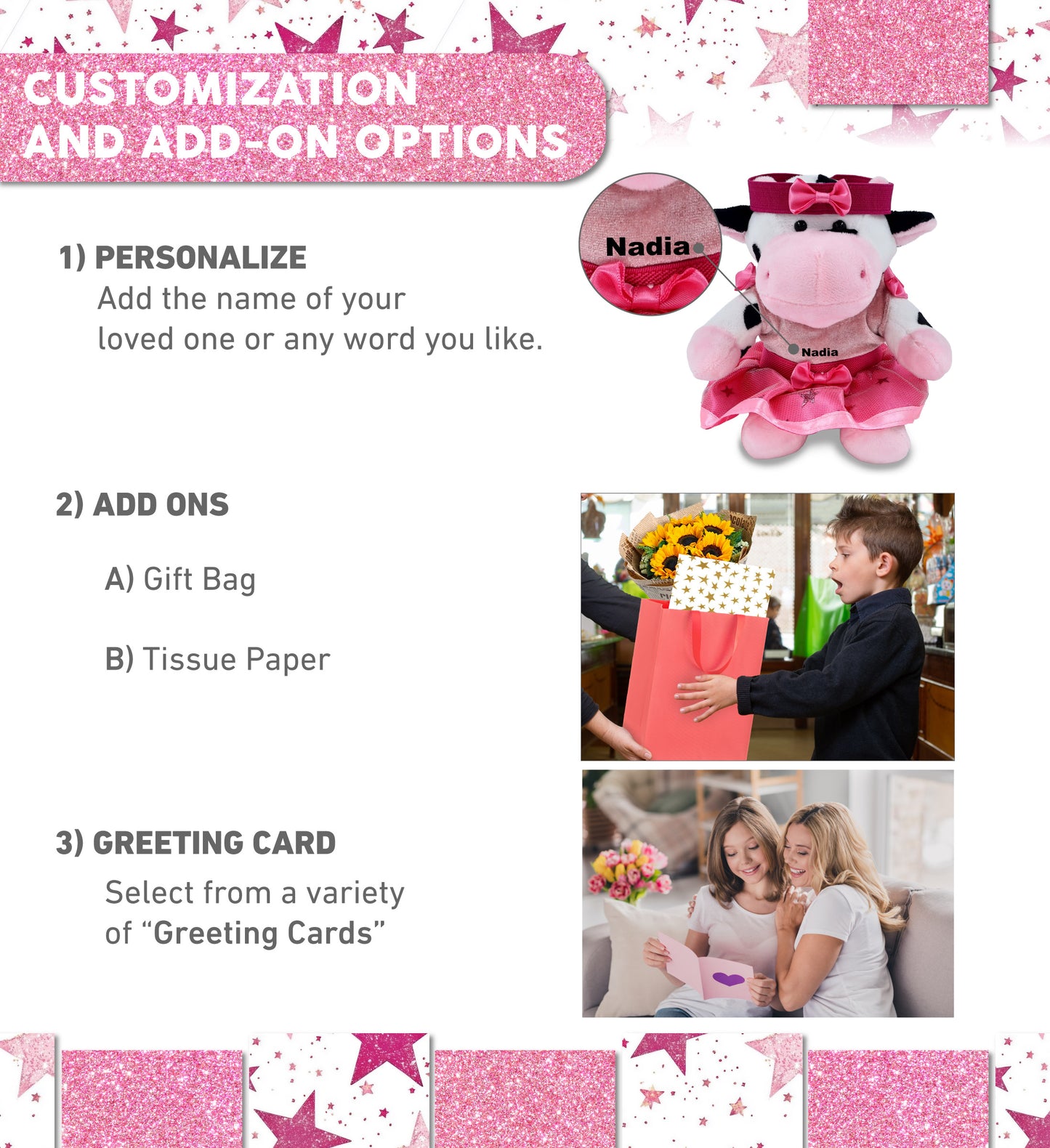 6" PLUSH - COW Ballerina