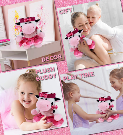 6" PLUSH - COW Ballerina