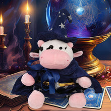 6" PLUSH - COW WITH WIZARD DRESS UP