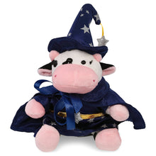 6" PLUSH - COW WITH WIZARD DRESS UP