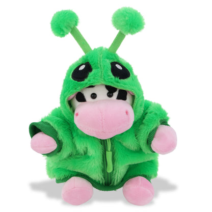 6" PLUSH - COW WITH ALIEN SWEATER
