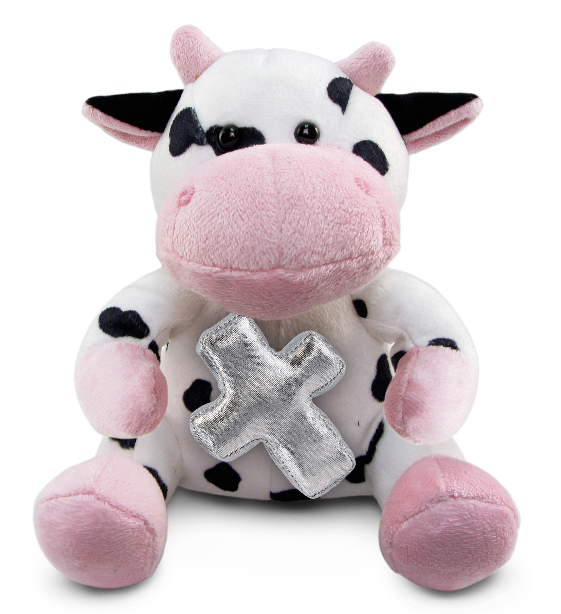 PLUSH CROSS - 6" PLUSH - COW