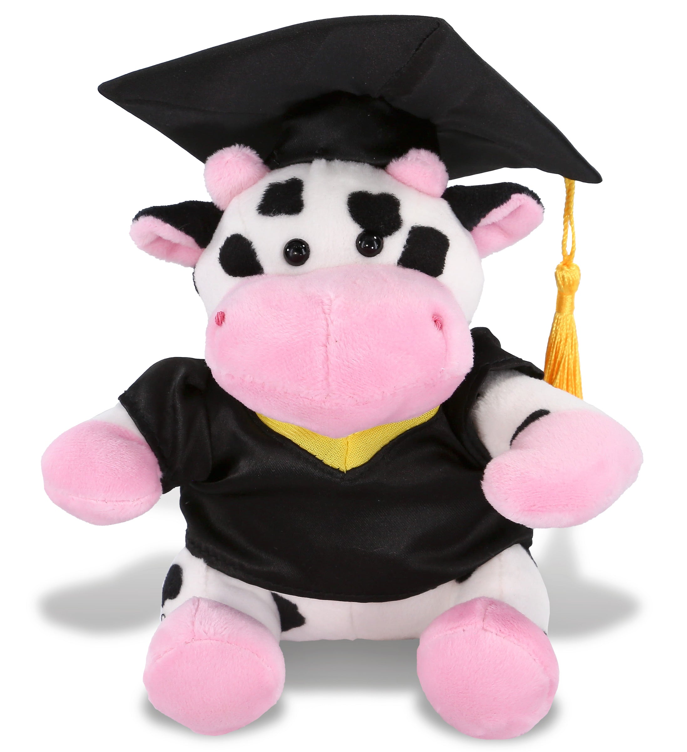 PLUSH GRADUATION - 6" PLUSH - COW