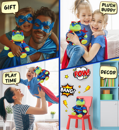 6" PLUSH - FROG SUPER HERO