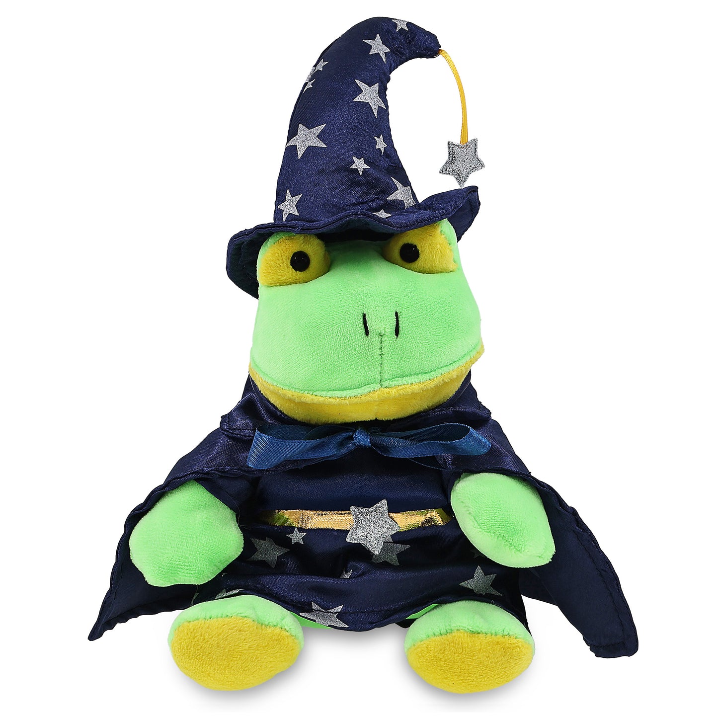 6" PLUSH - FROG WITH WIZARD DRESS UP