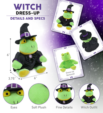 6" PLUSH - FROG WITCH