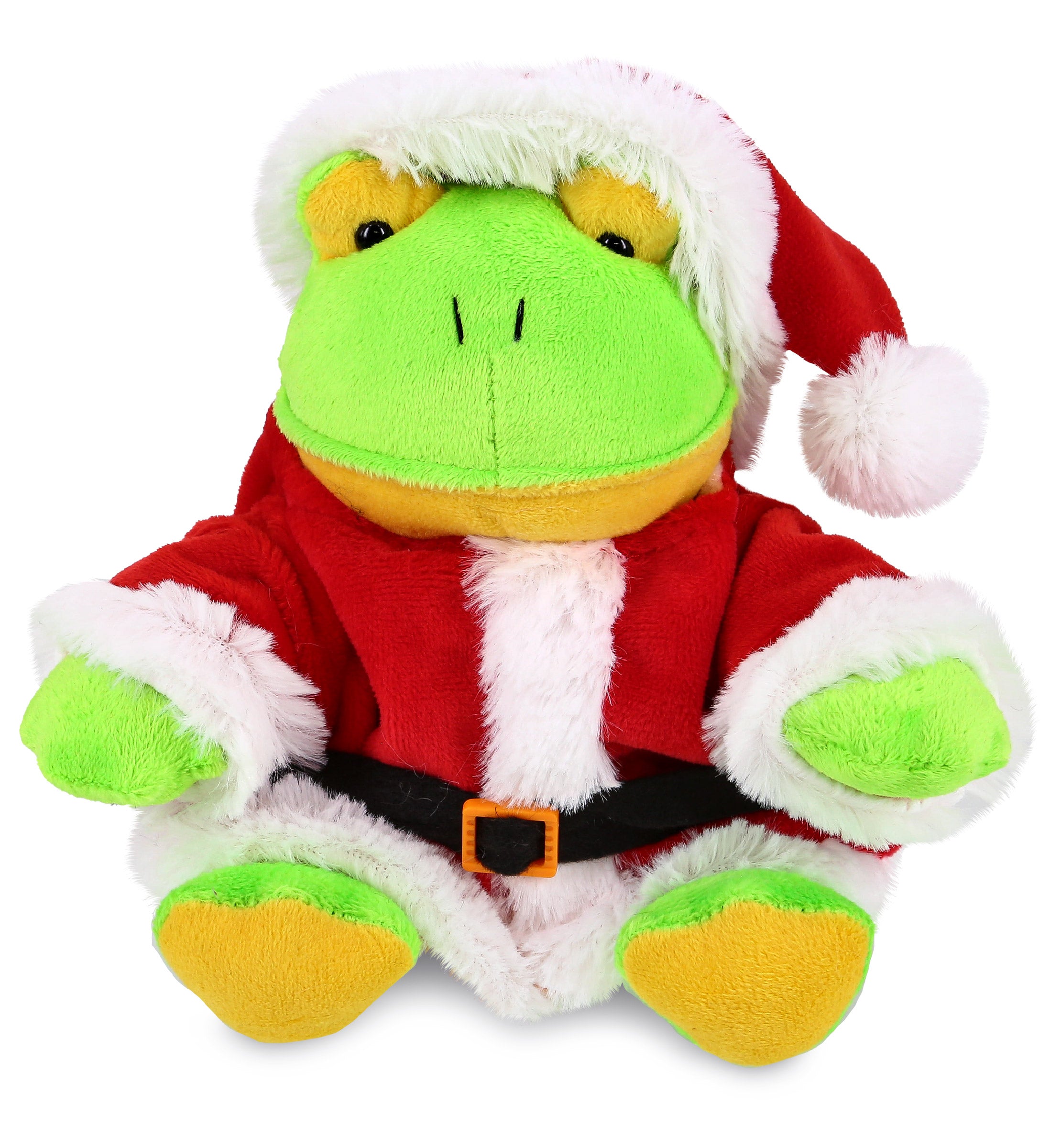 PLUSH SANTA - 6" PLUSH - FROG