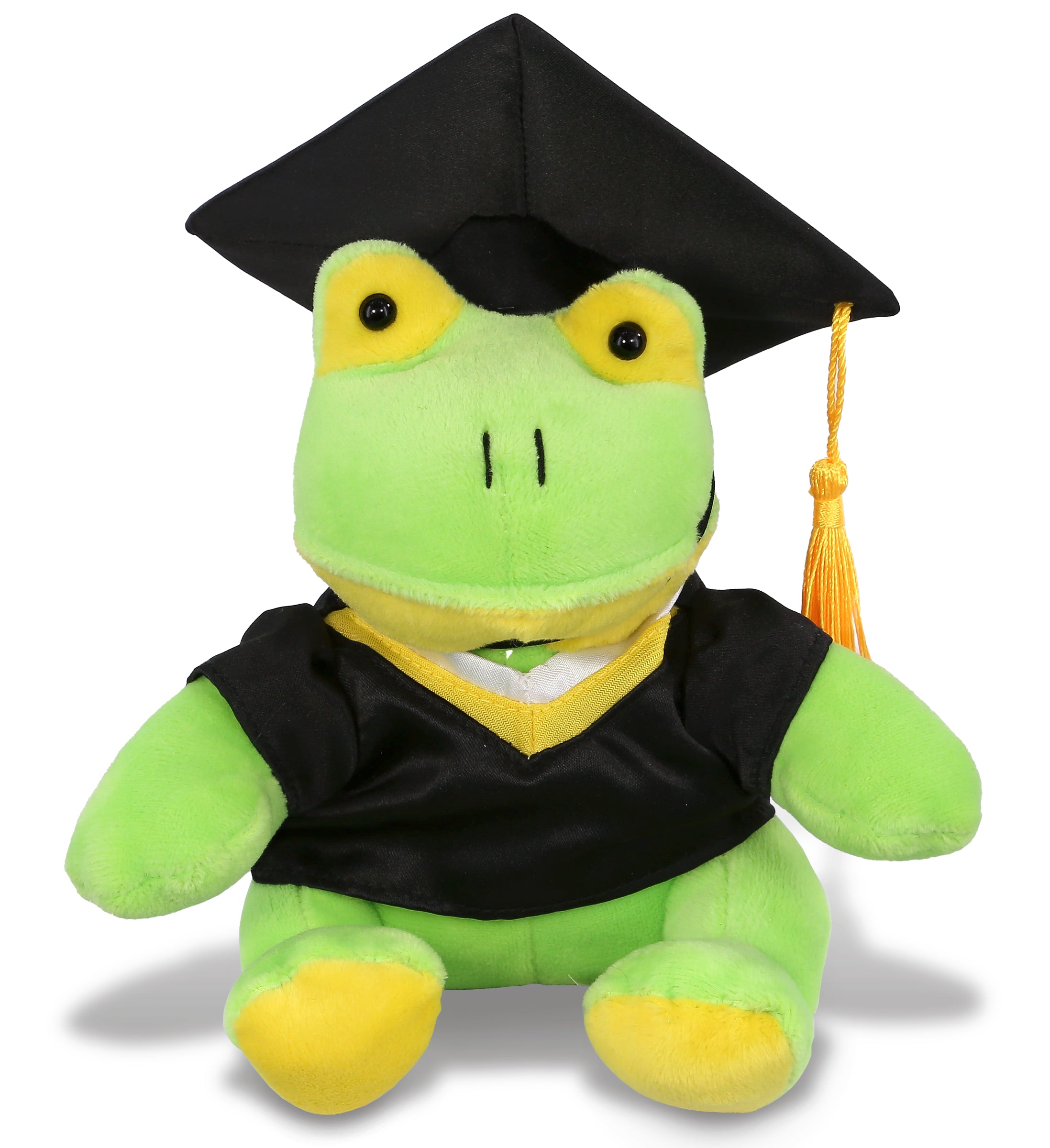 PLUSH GRADUATION - 6" PLUSH - FROG