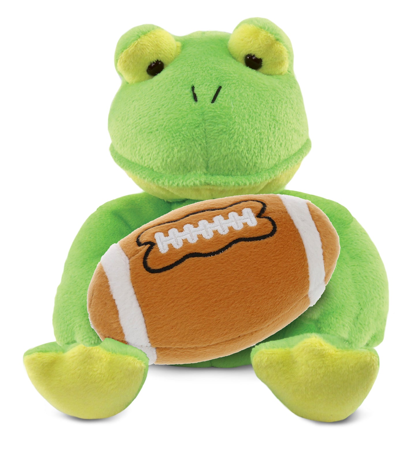 PLUSH FOOTBALL - 6" PLUSH - FROG