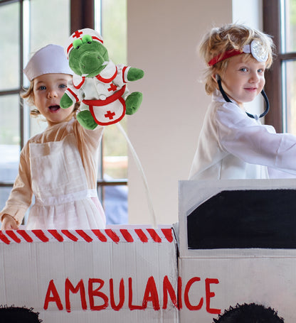 6" PLUSH - ALLIGATOR NURSE