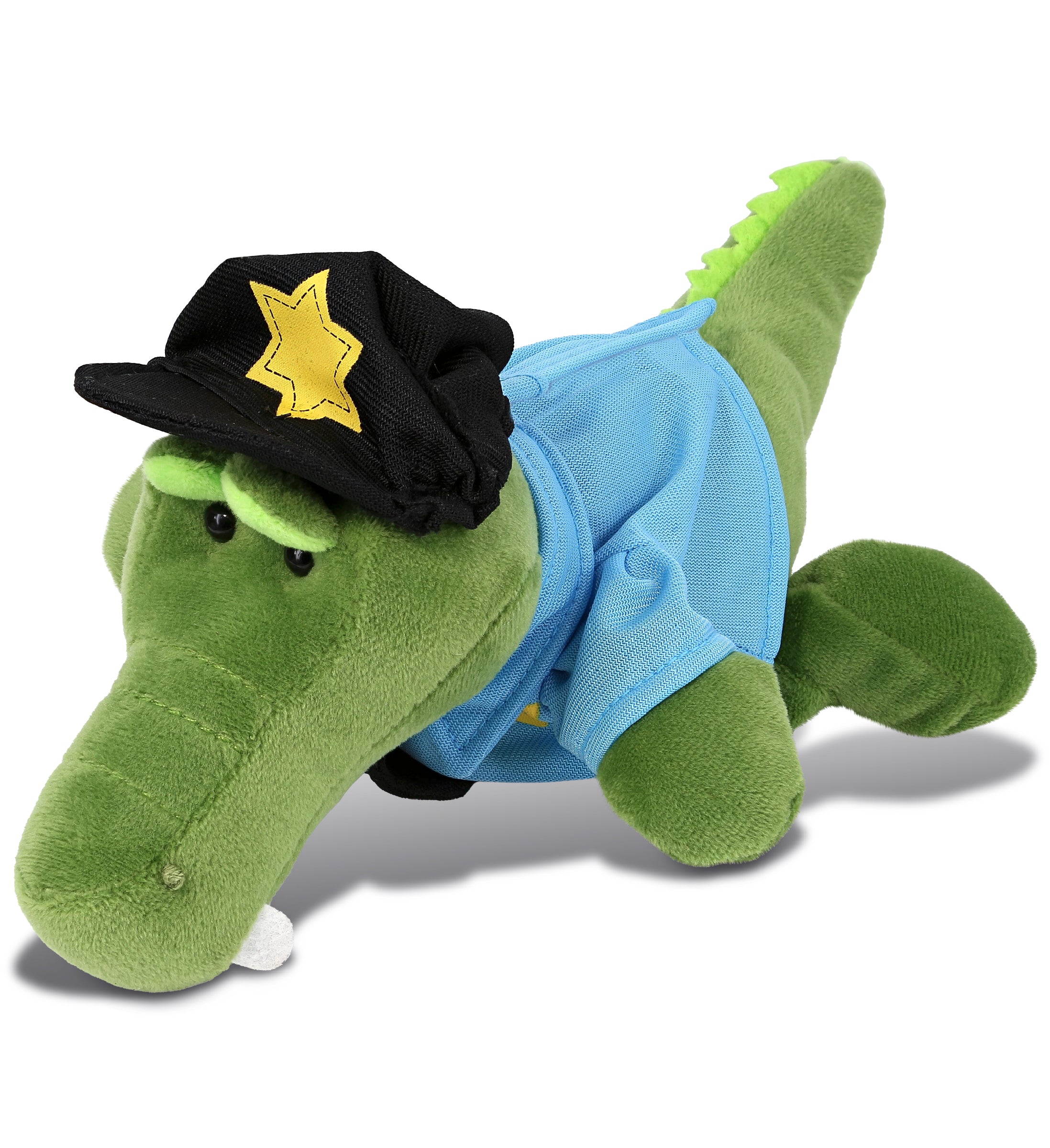 PLUSH POLICE - 6" PLUSH - ALLIGATOR