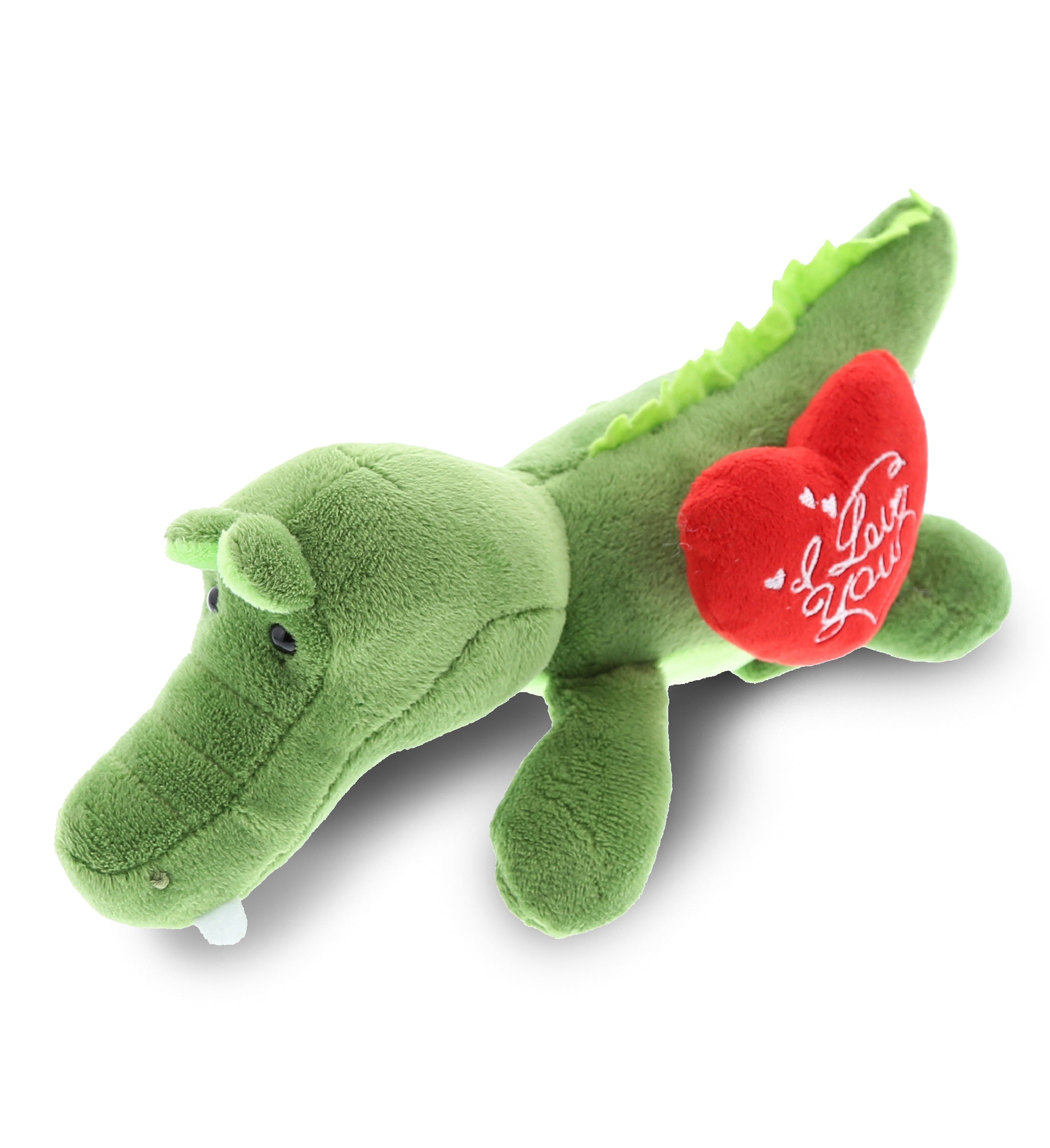 PLUSH I LOVE YOU RED HEART - 6" PLUSH - ALLIGATOR