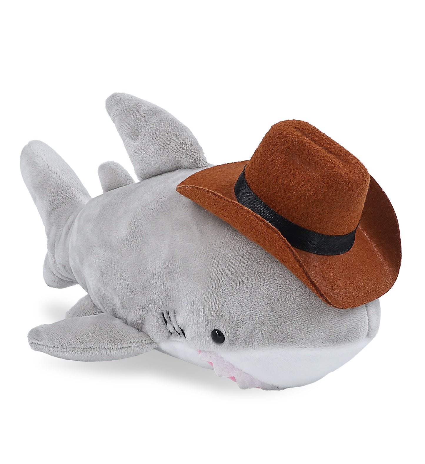 6" PLUSH - SHARK COWBOY DRESS UP