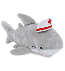 6" PLUSH - SHARK NURSE DRESS UP