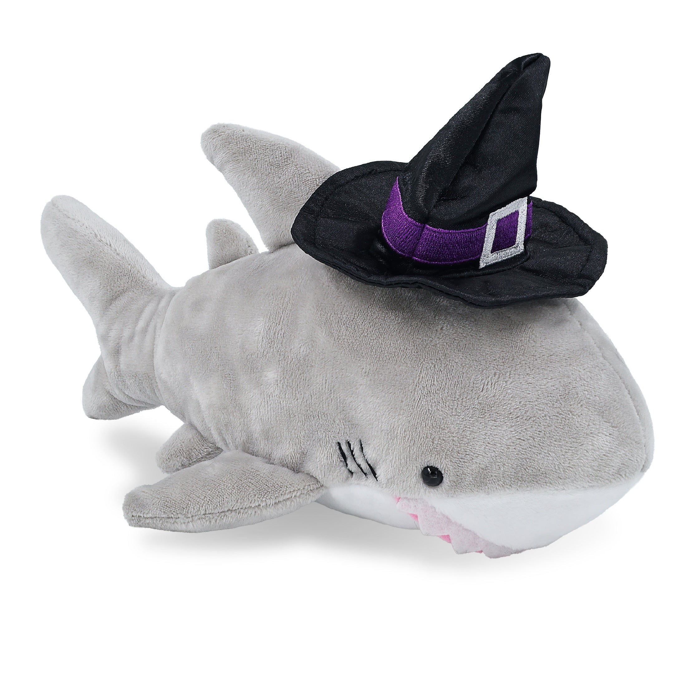 6" PLUSH - SHARK WITH WITCH DRESS UP