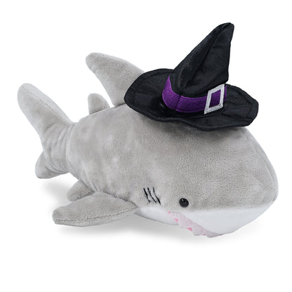 6" PLUSH - SHARK WITH WITCH DRESS UP