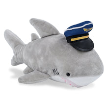 6" PLUSH - SHARK WITH PILOT DRESS UP