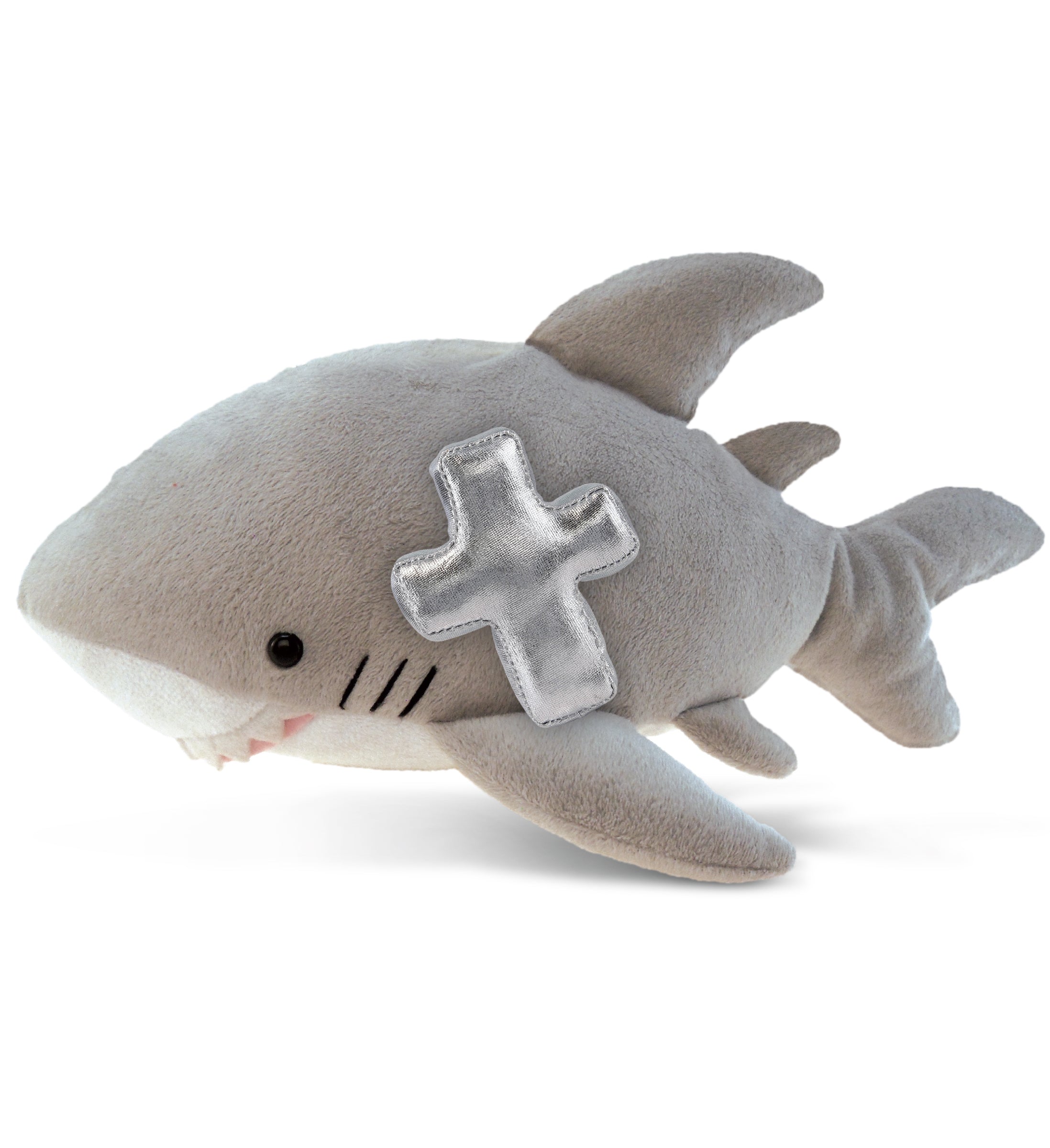 PLUSH CROSS - 6" PLUSH - SHARK