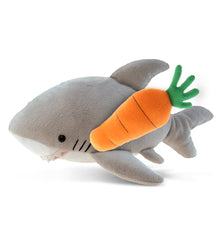 DolliBu Happy Easter Super Soft Plush Shark with Carrot Plush Toy - 6 Inches