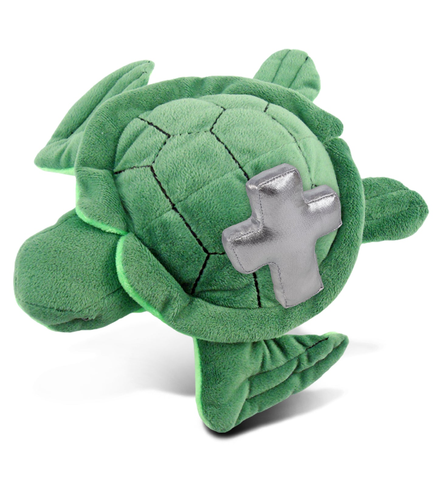 PLUSH CROSS - 6" PLUSH - SEA TURTLE
