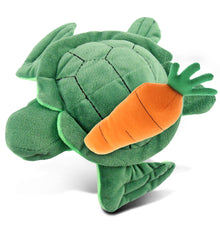 DolliBu Happy Easter Super Soft Plush Sea Turtle with Carrot Plush - 6 Inches