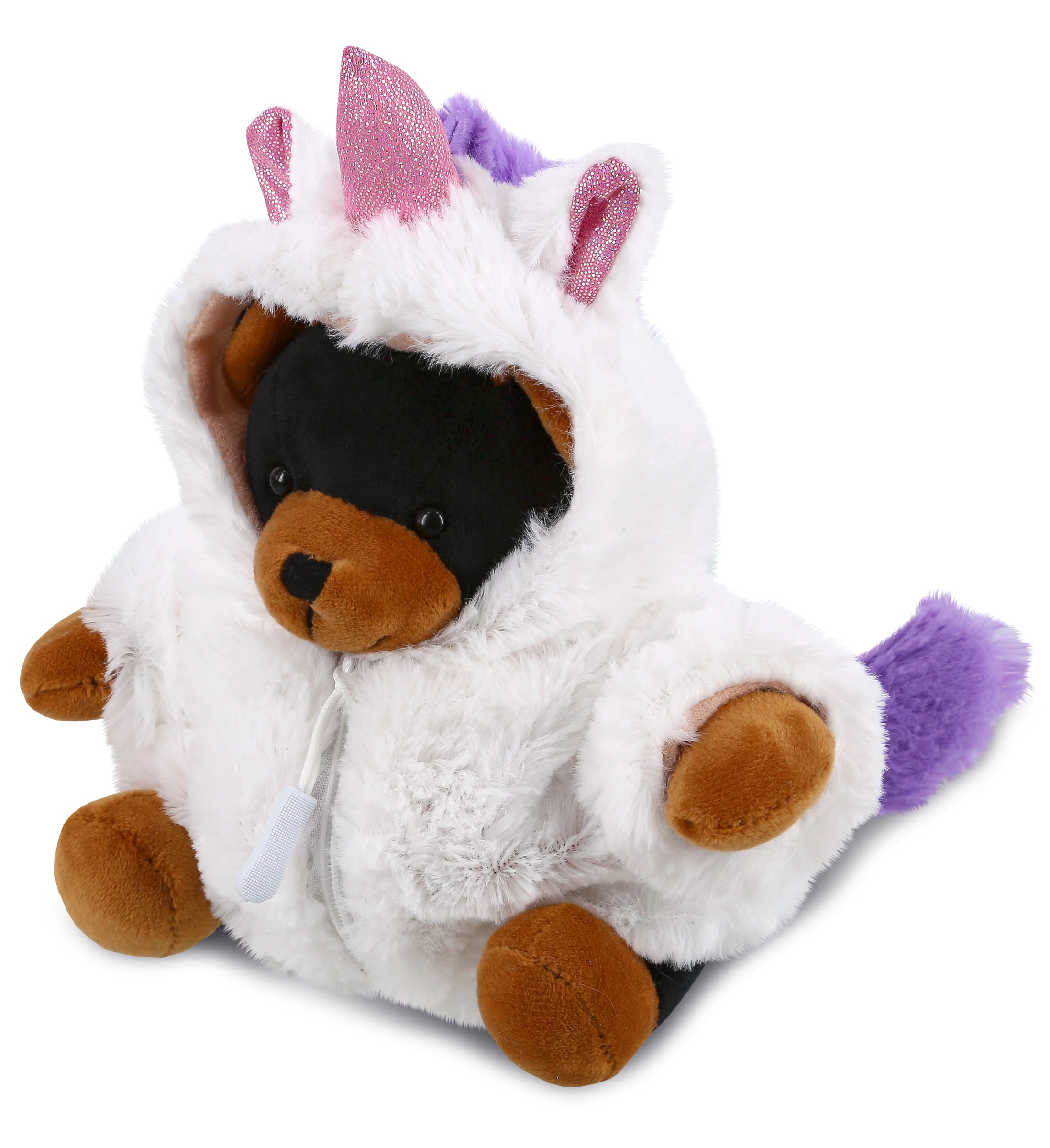 PLUSH UNICORN - 6" PLUSH - BLACK BEAR