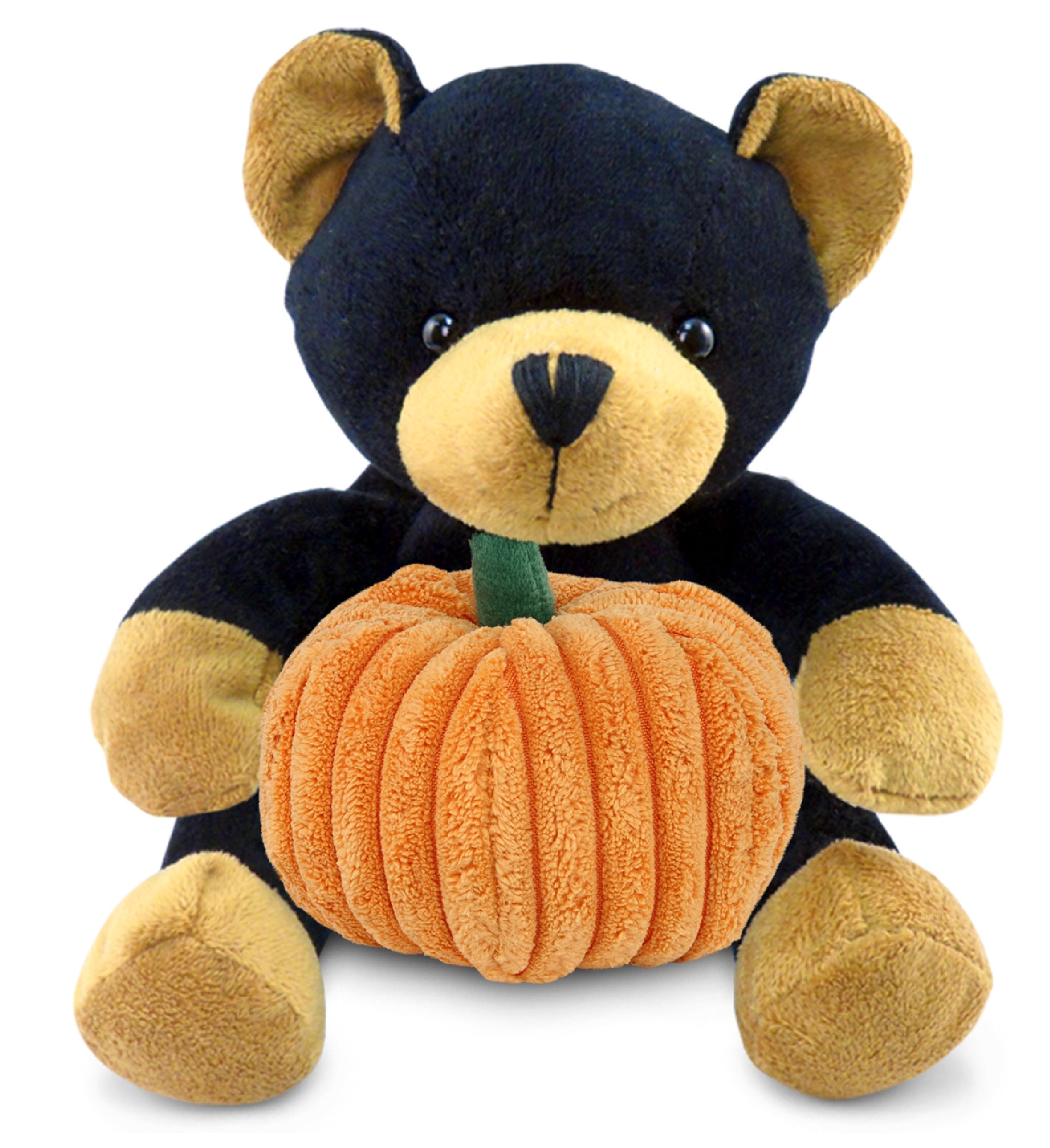 PLUSH PUMPKIN - 6" PLUSH - BLACK BEAR