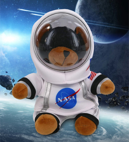PLUSH ASTRONAUT - 6" PLUSH - BLACK BEAR