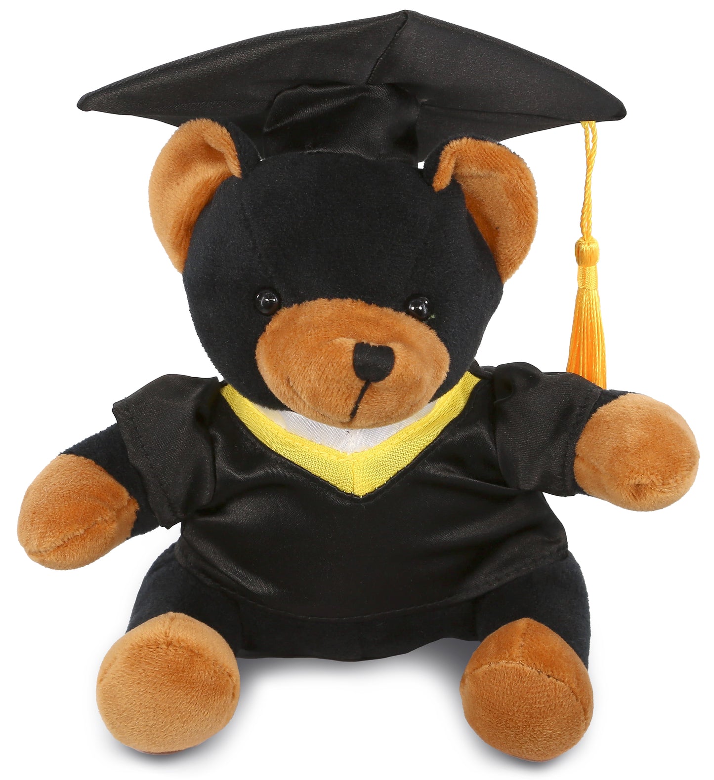 PLUSH GRADUATION - 6" PLUSH - BLACK BEAR