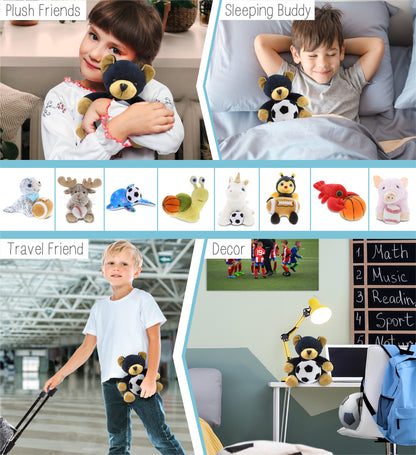 6' PLUSH - BLACK BEAR