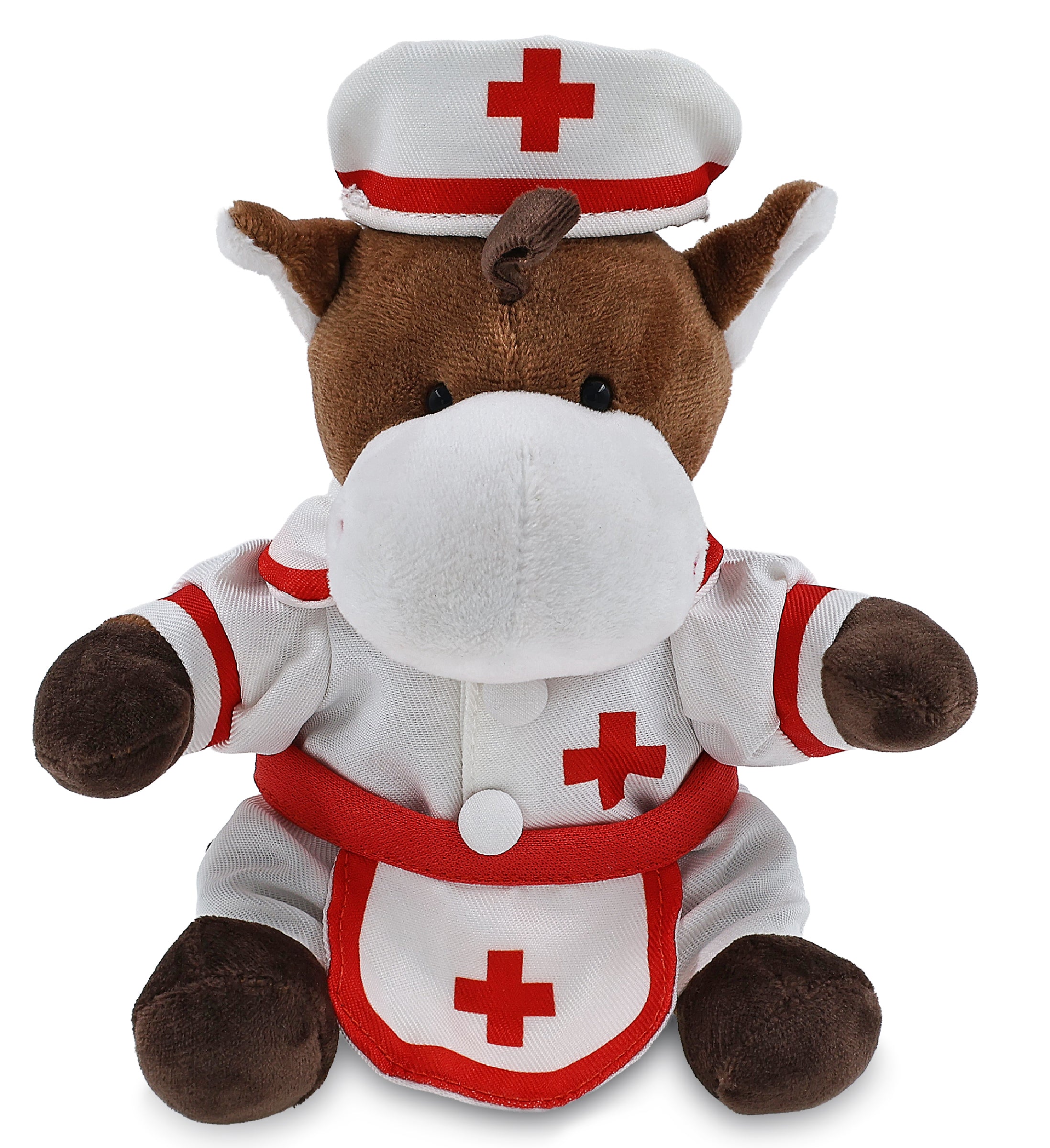 6" PLUSH - HORSE With NURSE Dress-Up