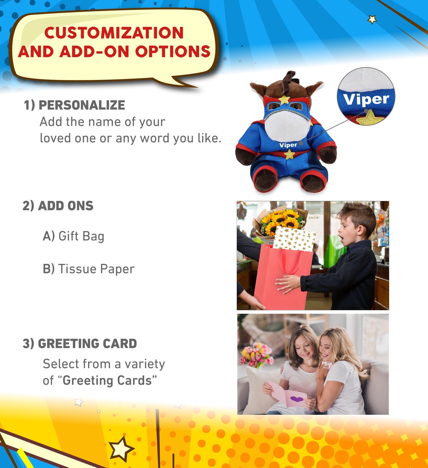 6" PLUSH - HORSE SUPER HERO