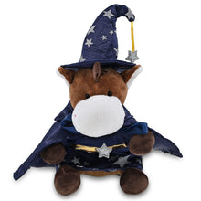 6" PLUSH - HORSE WITH WIZARD DRESS UP