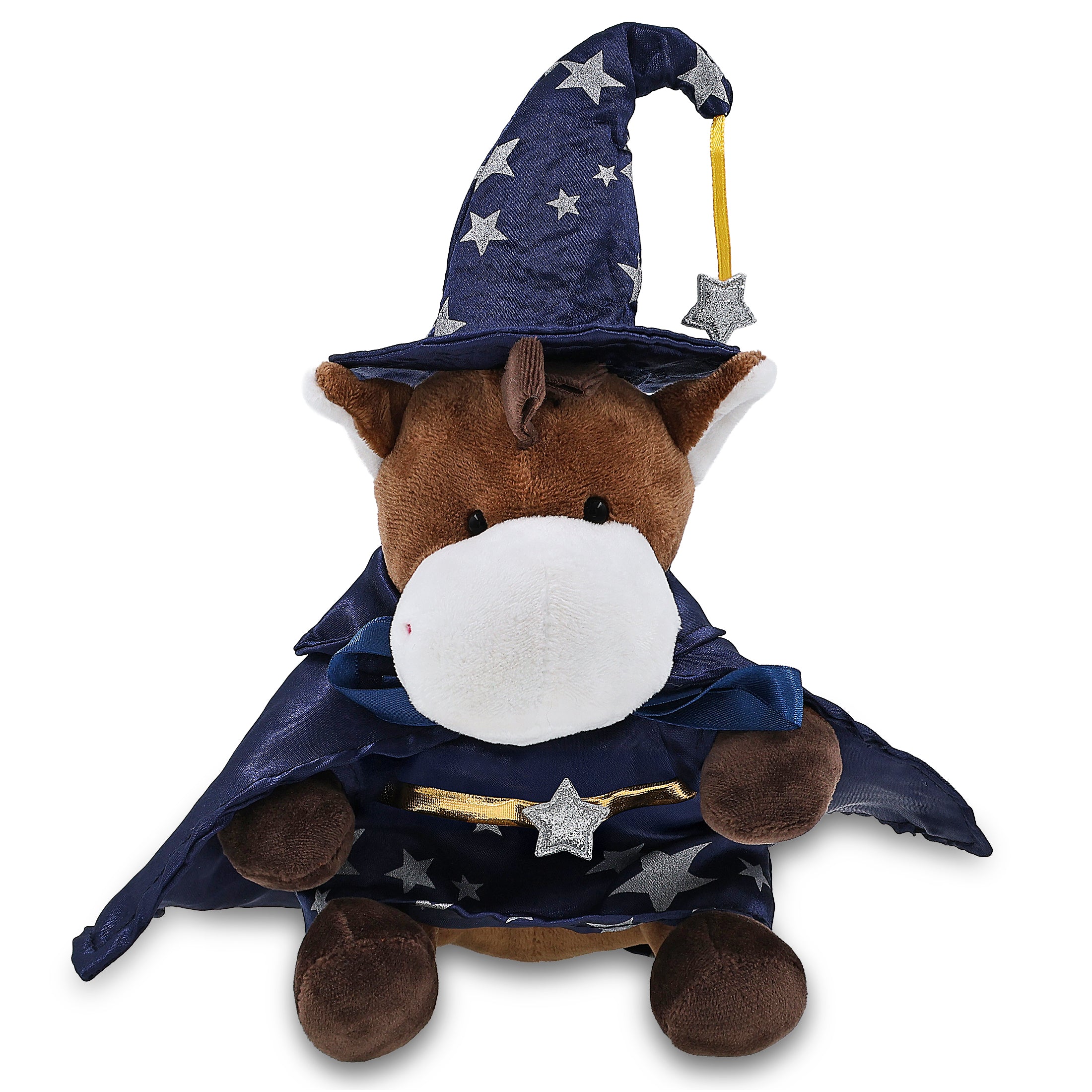 6" PLUSH - HORSE WITH WIZARD DRESS UP