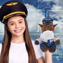 6" PLUSH - HORSE WITH PILOT DRESS UP