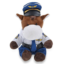 6" PLUSH - HORSE WITH PILOT DRESS UP