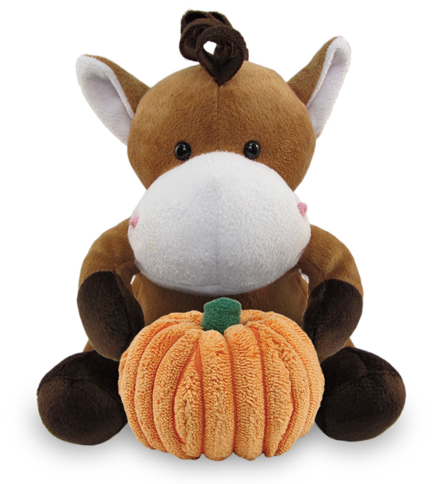 PLUSH PUMPKIN - 6" PLUSH - HORSE