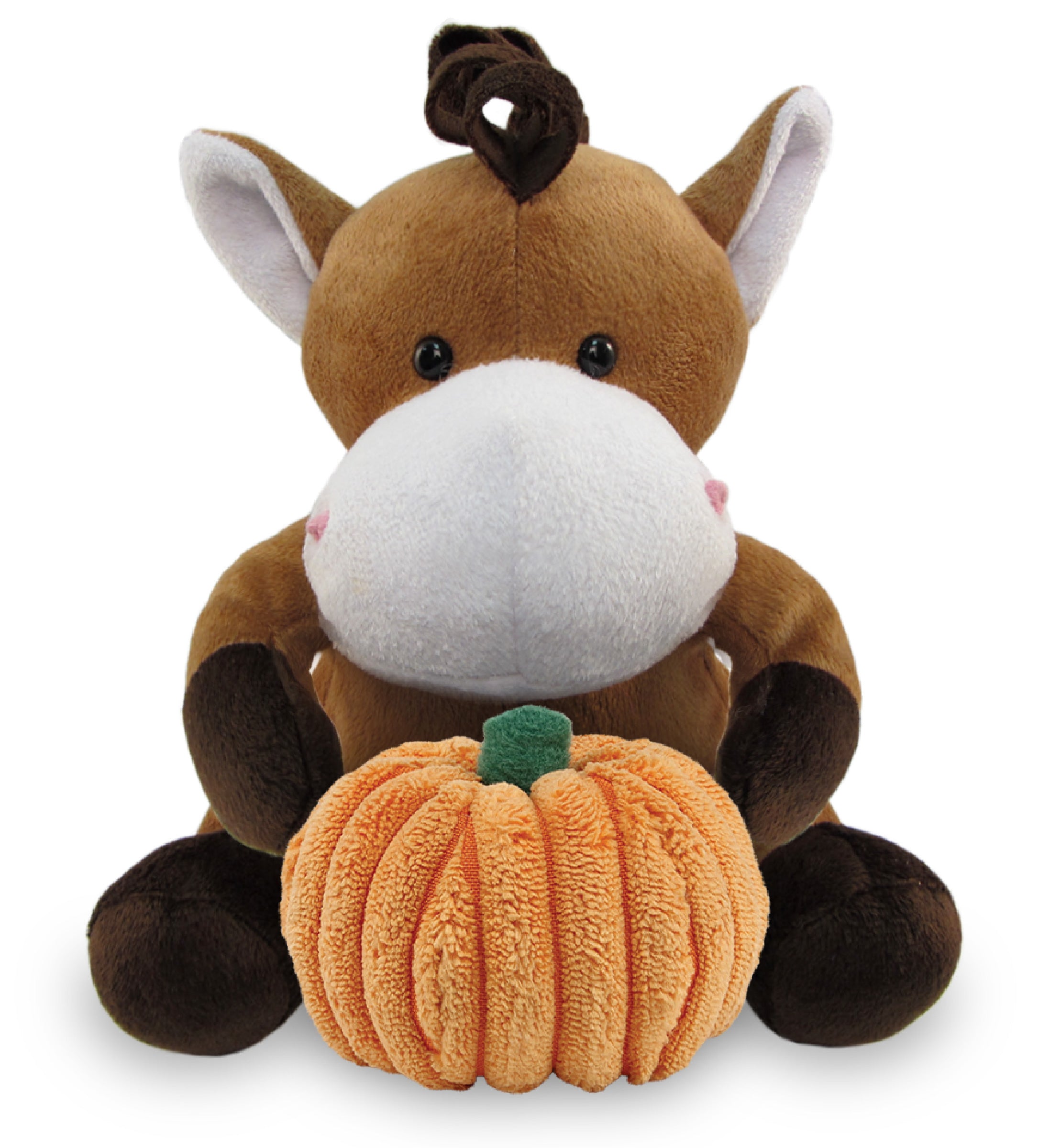 PLUSH PUMPKIN - 6" PLUSH - HORSE