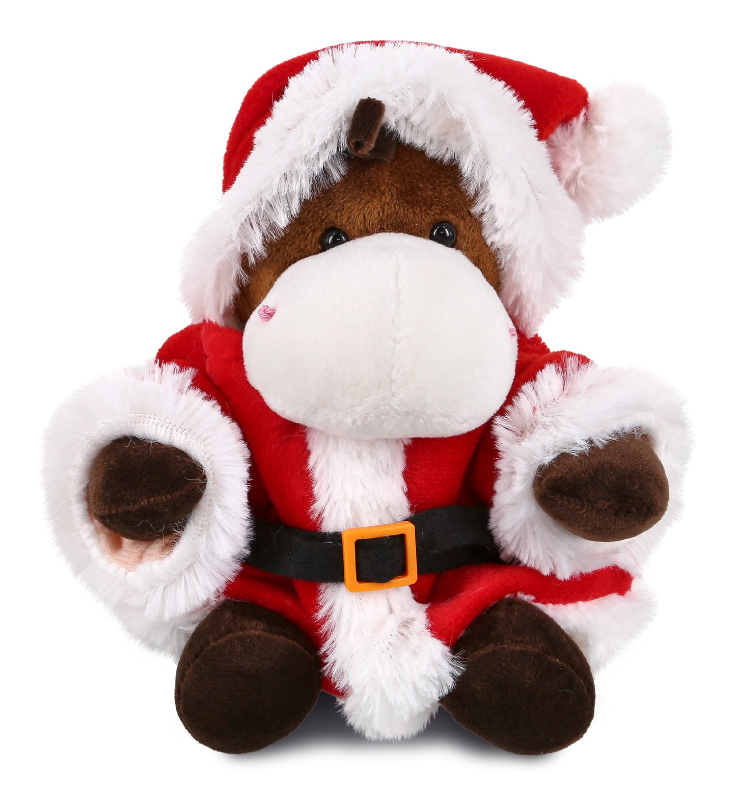 PLUSH SANTA - 6" PLUSH - HORSE