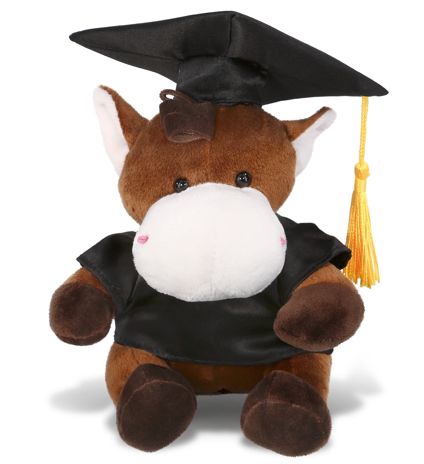 PLUSH GRADUATION - 6" PLUSH - HORSE