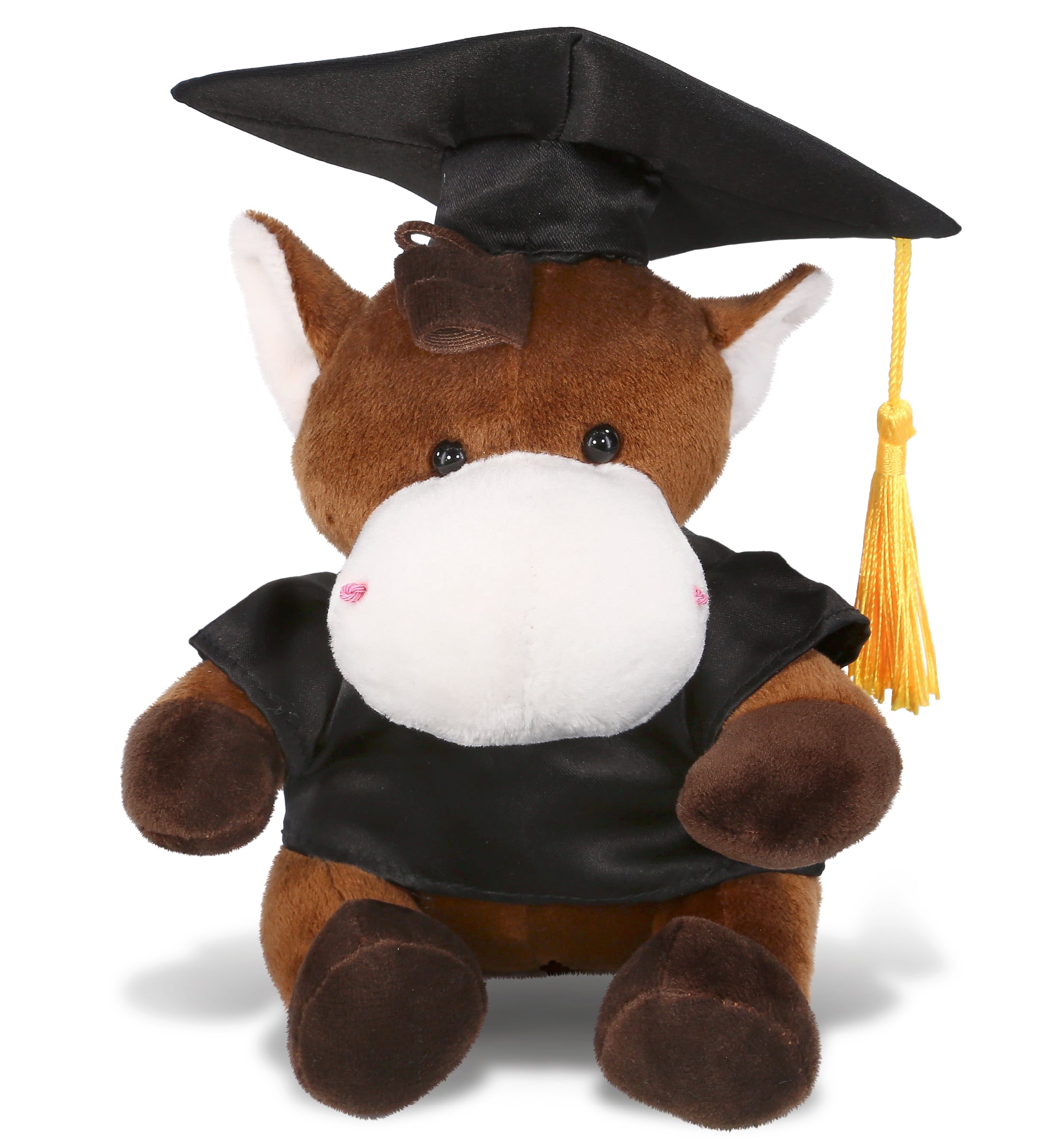 PLUSH GRADUATION - 6" PLUSH - HORSE