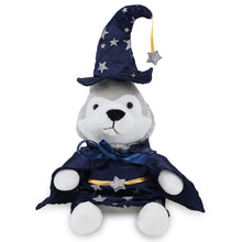 6" PLUSH - WOLF WITH WIZARD DRESS UP