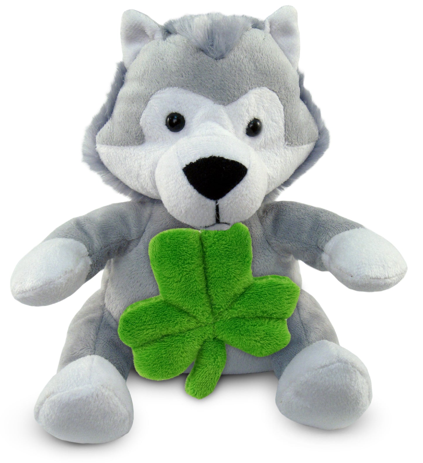PLUSH SHAMROCK - 6" PLUSH - WOLF